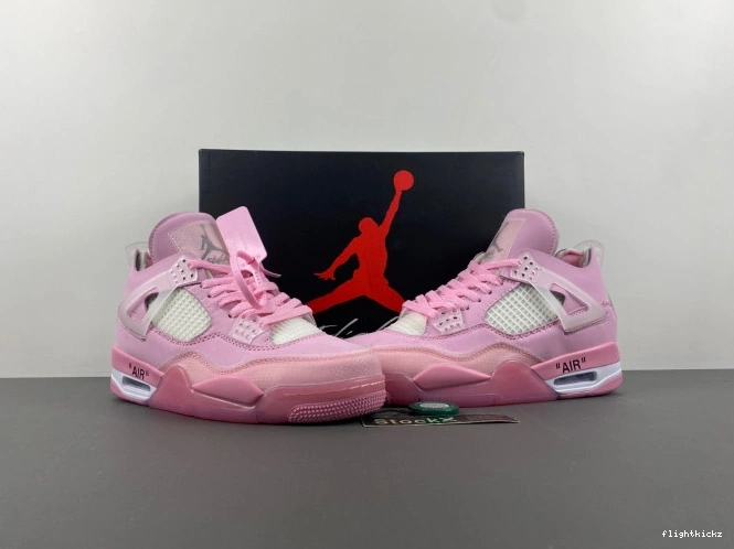 OFF-WHITE X 4 PINK JORDAN 1012